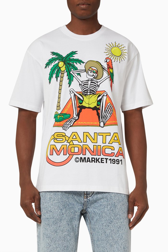 

Paradise At Skelly's T-shirt in Cotton, White
