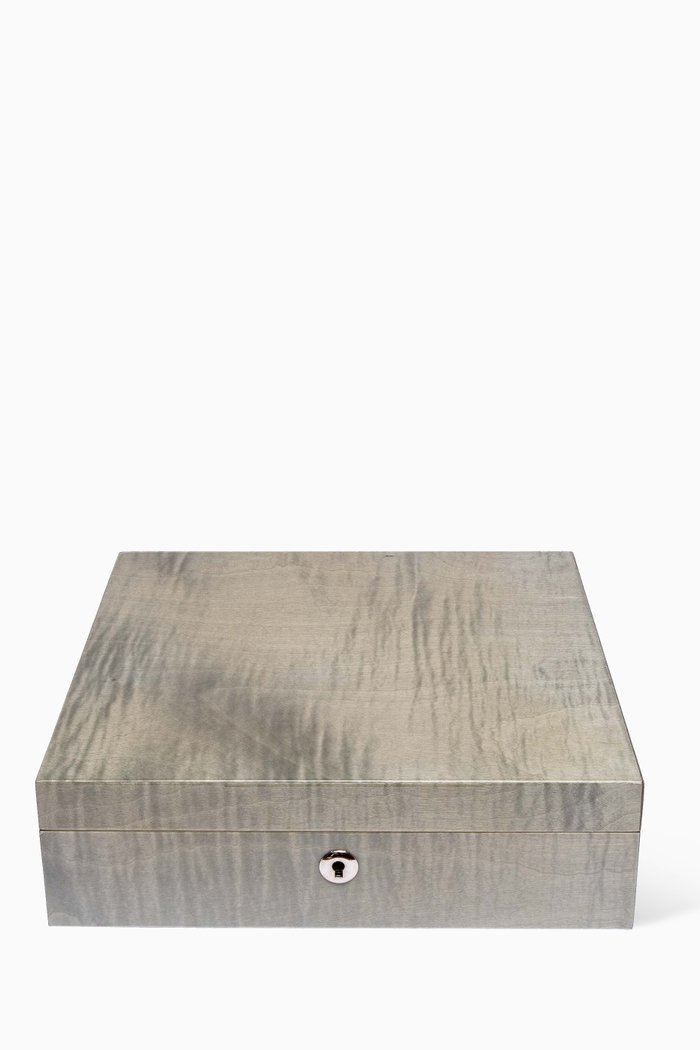 

Heritage 8 Watch Collectors Box in Wood, Grey