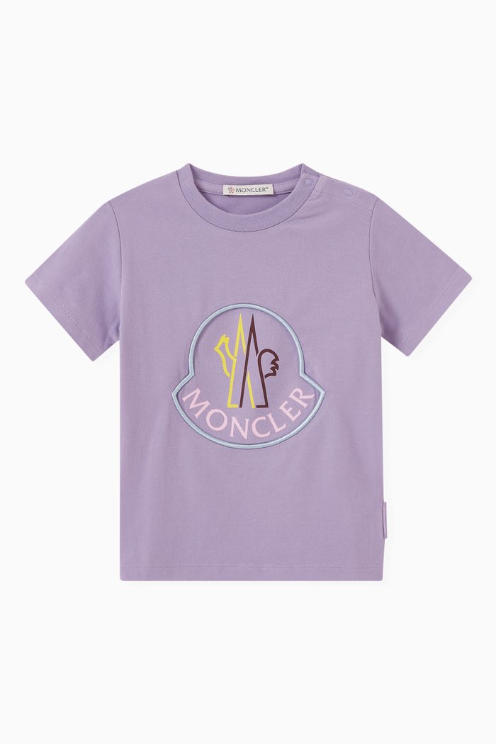 

Logo T-shirt in Cotton, Purple