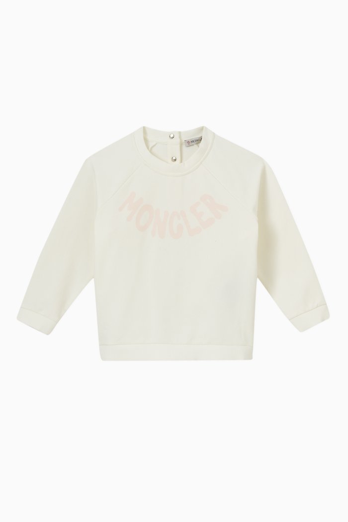 

Logo Long-sleeved T-shirt in Cotton, Neutral