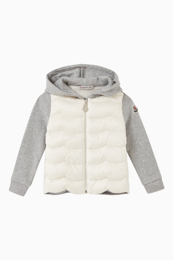 

Hooded Sweatshirt in Jersey, White