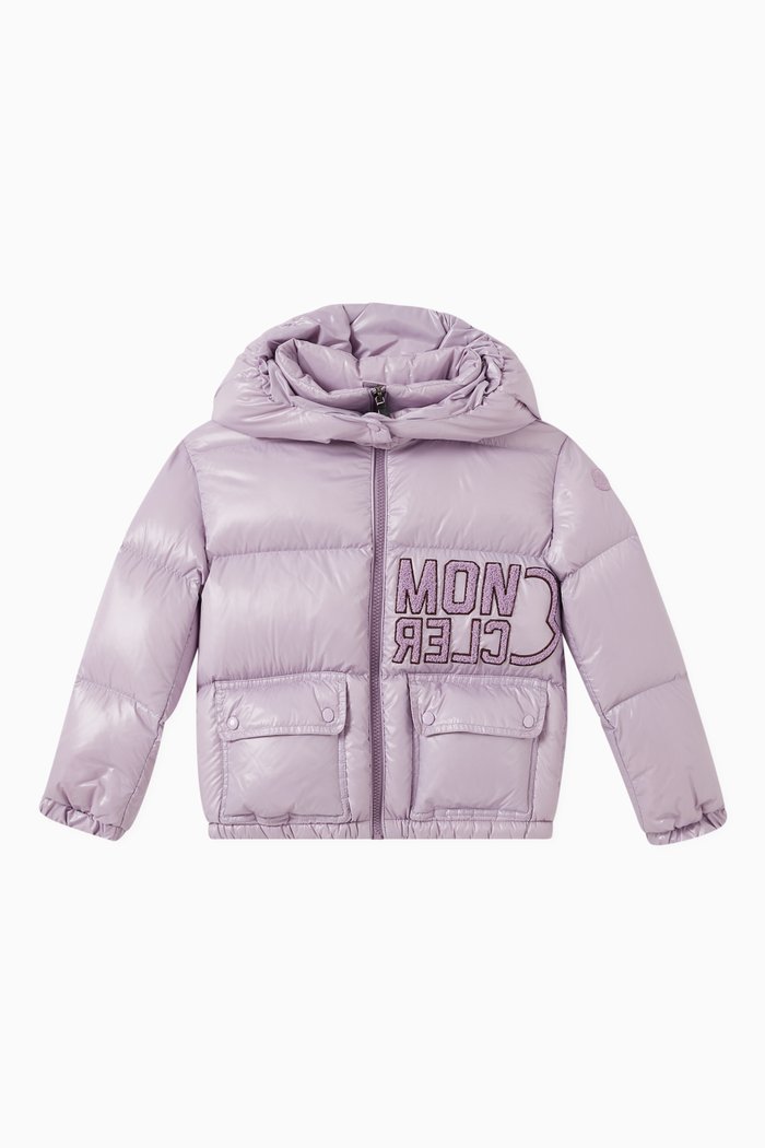 

Abbaye Puffer Jacket in Polyamide, Purple