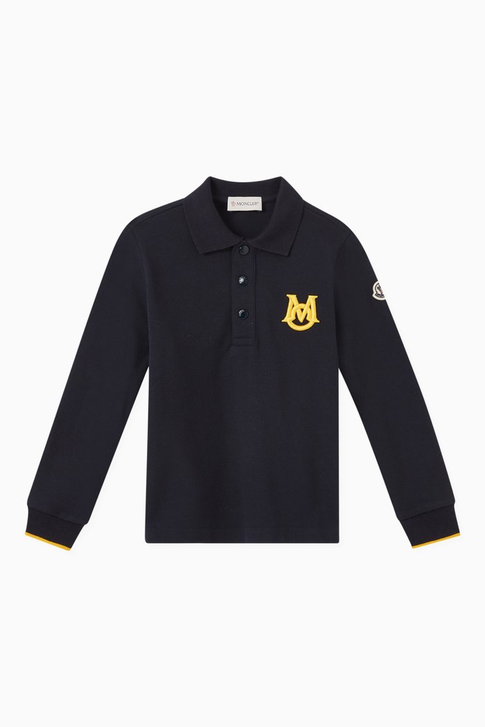 

Logo Polo Shirt in Cotton, Blue