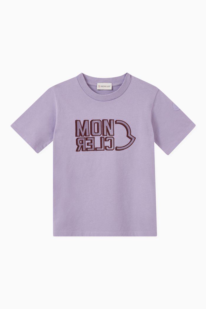 

Logo T-shirt in Cotton, Purple