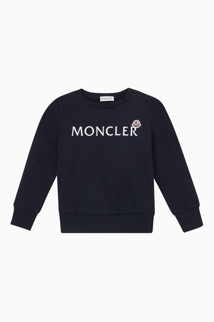 

Logo Sweatshirt in Cotton, Blue