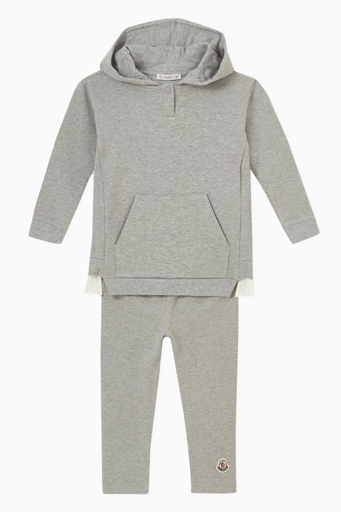 

Logo Tracksuit in Cotton, Grey