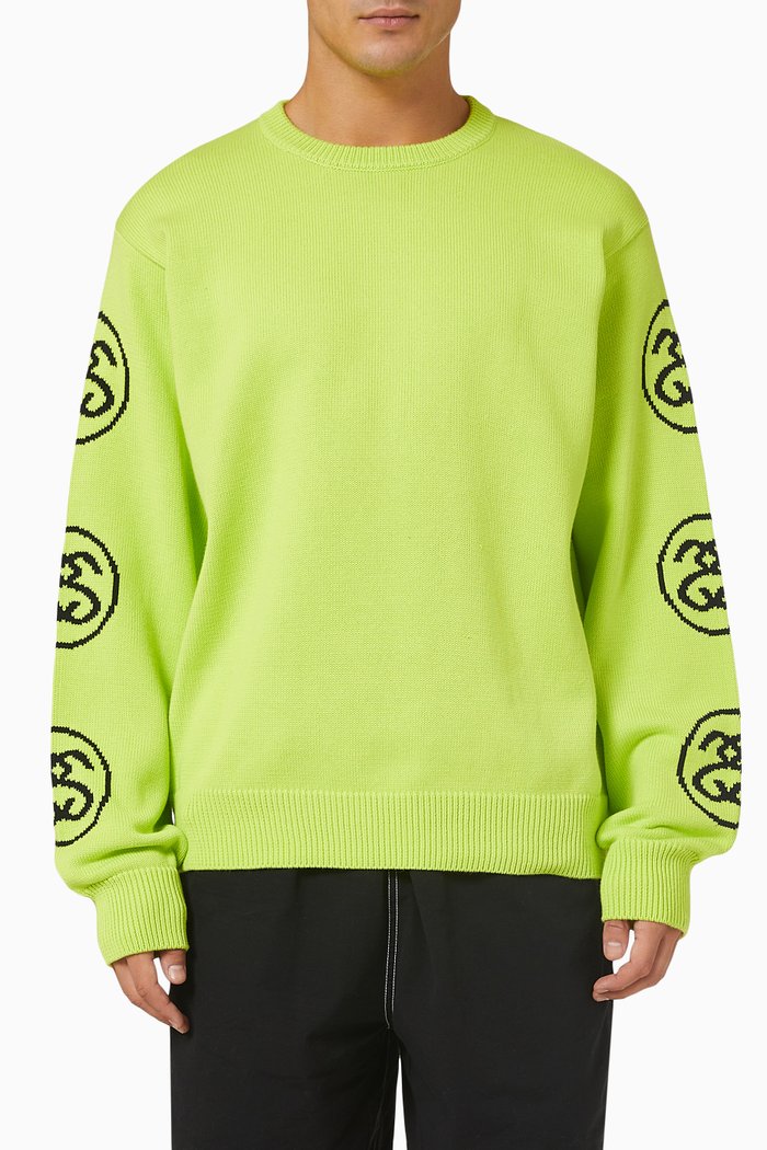 

Ss-Link Sweater in Knit Cotton, Yellow