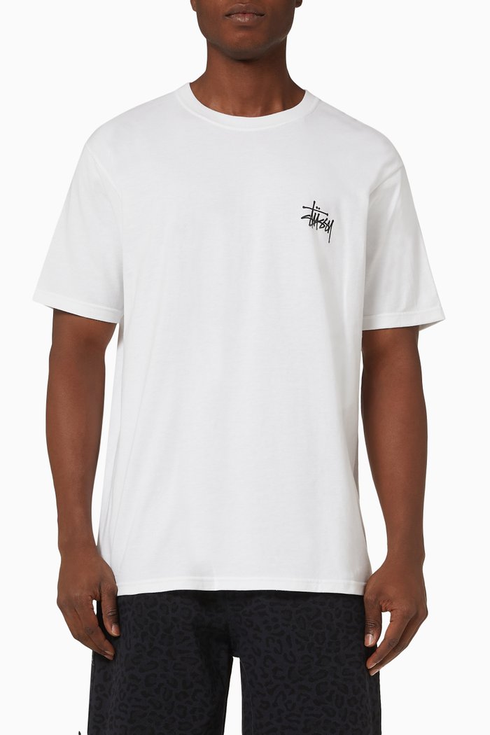 

Basic Stussy T-shirt in Cotton, White