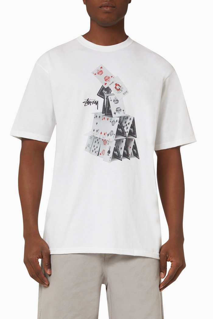 

House of Cards T-shirt in Cotton, White