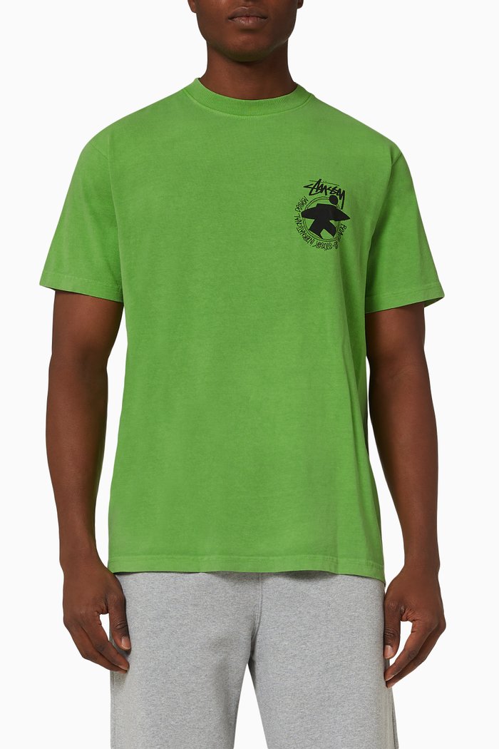 

Surf Stock T-shirt in Cotton, Green