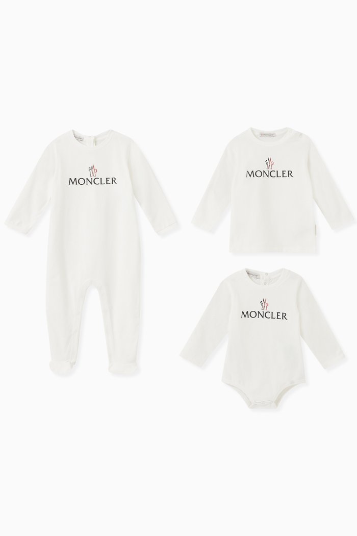 

Logo 3-piece Set in Cotton, Neutral