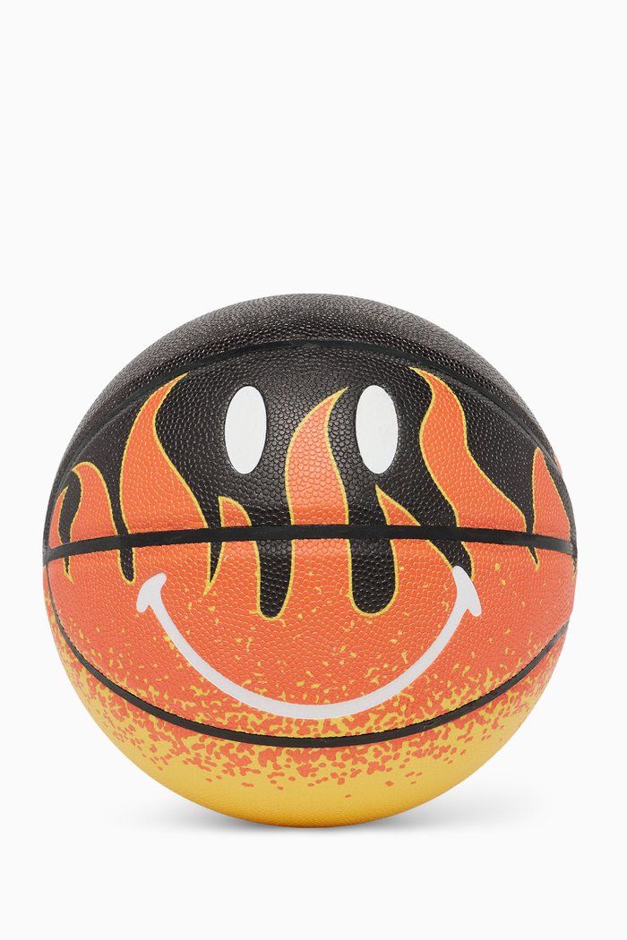 

x Smiley® Flame Basketball in Rubber, Multicolour