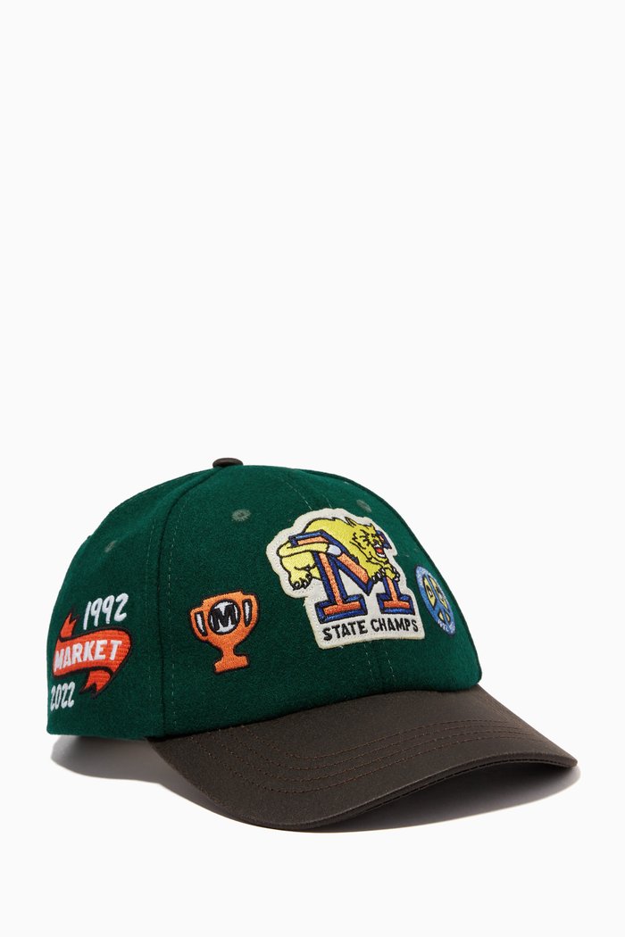 

State Champs Cap in Felt, Green