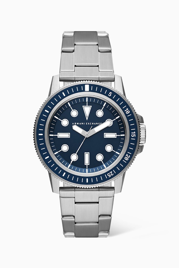 

AX1861 Leonardo Quartz Watch, 42mm, Silver