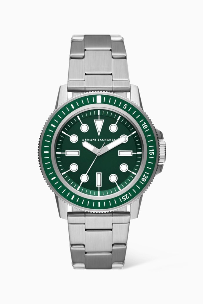 

AX1860 Leonardo Quartz Watch, 42mm, Silver