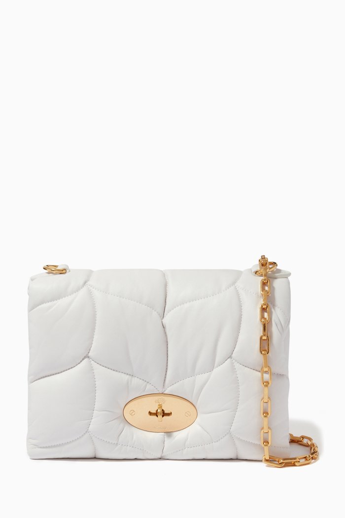 

Little Softie Shoulder Bag in Quilted Nappa, White