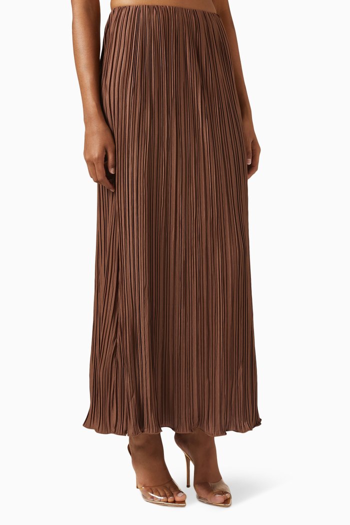 

Adeline Midi Skirt, Brown