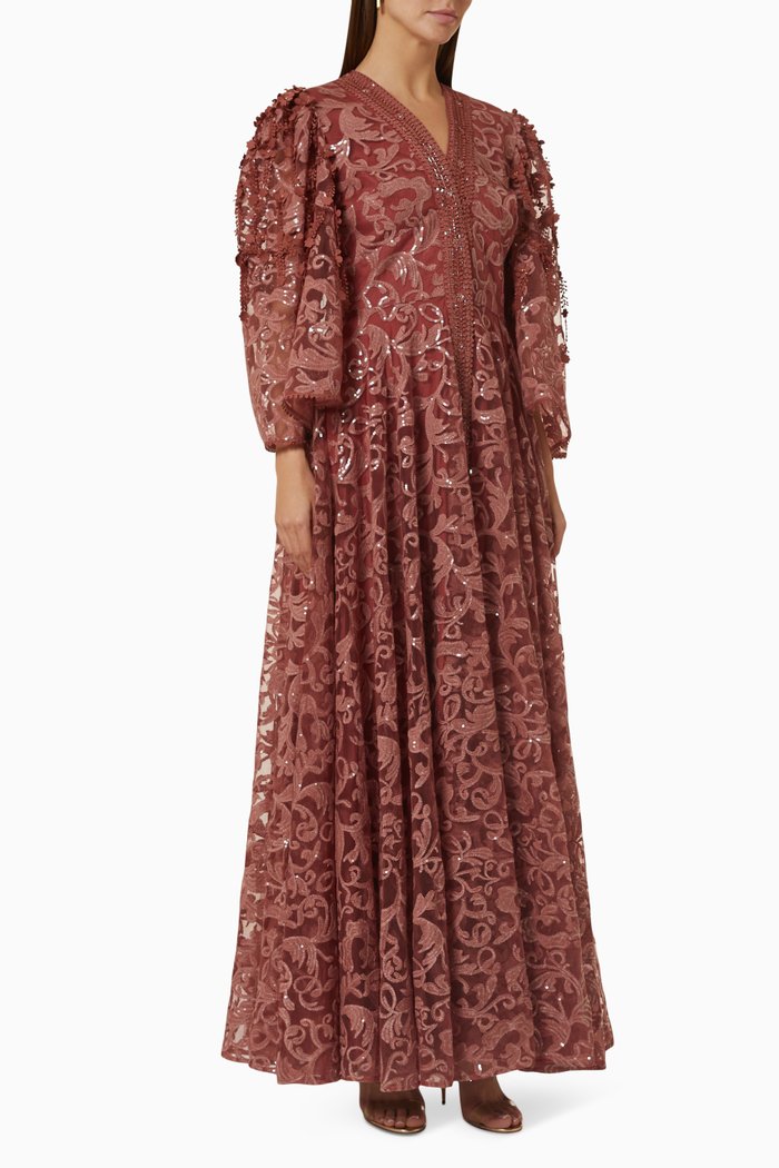 

Glisten Maxi Dress, Brown