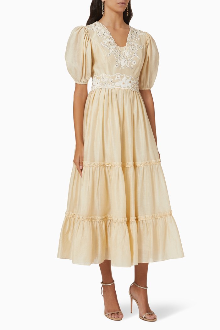 

Honorine Midi Dress, Neutral