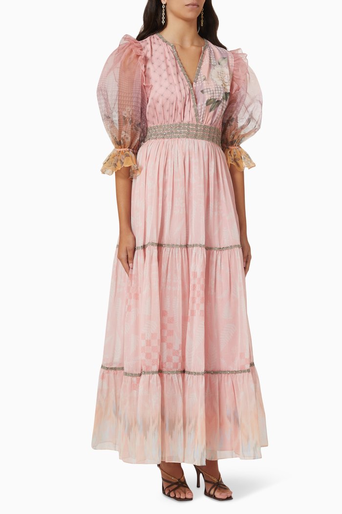 

Pearl Drop Maxi Dress, Pink