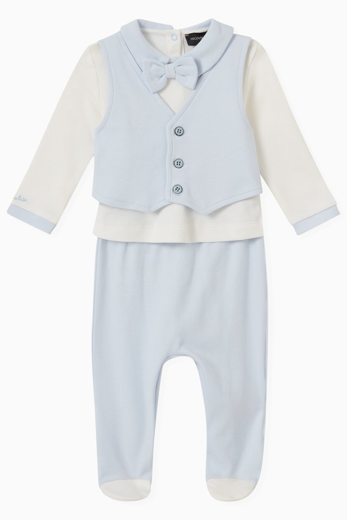 

Jumpsuit Set in Cotton, Blue