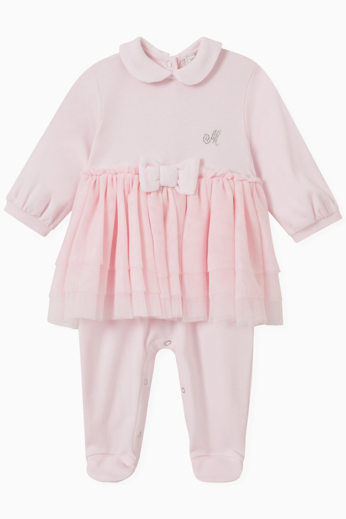 

Tutu Style Pyjama in Cotton, Pink