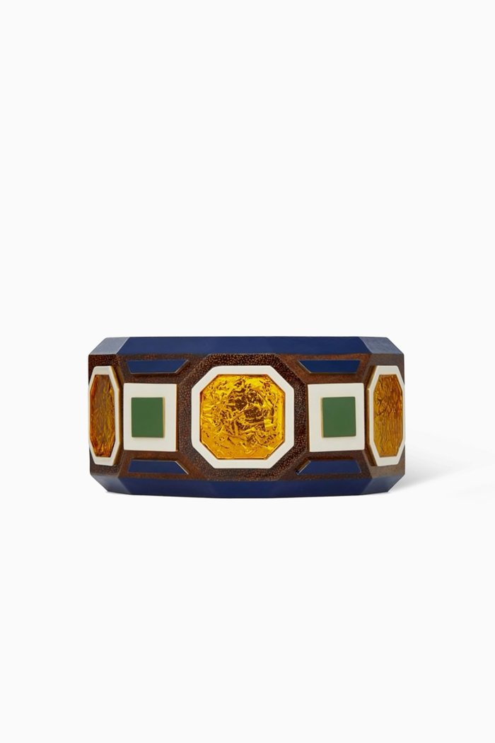 

Geo Cuff in Wood, Multicolour
