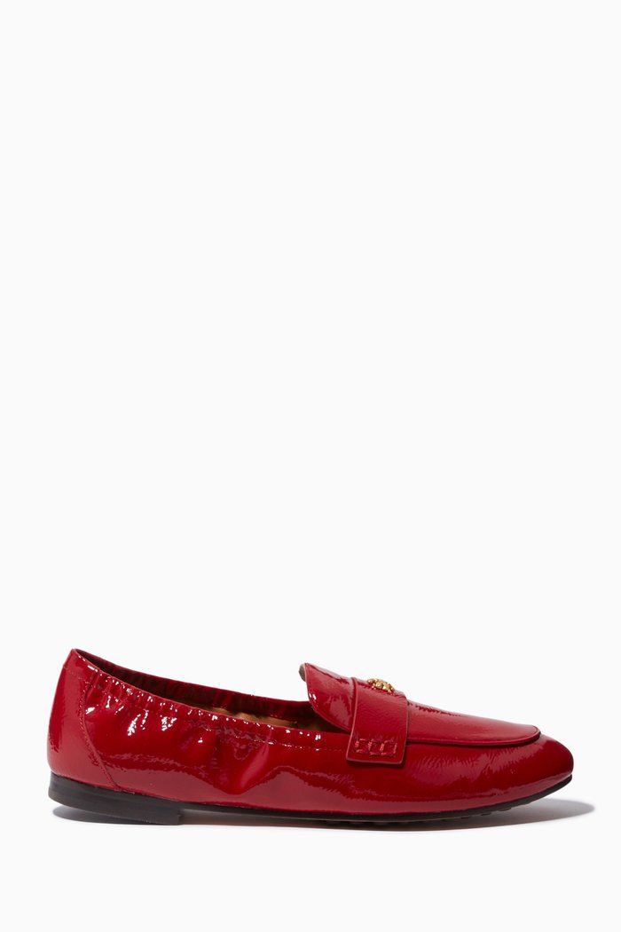 

Ballet Loafers in Patent Leather, Red