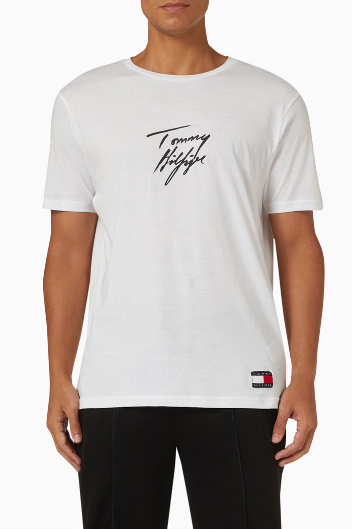 

Logo T-shirt in Cotton Jersey, White