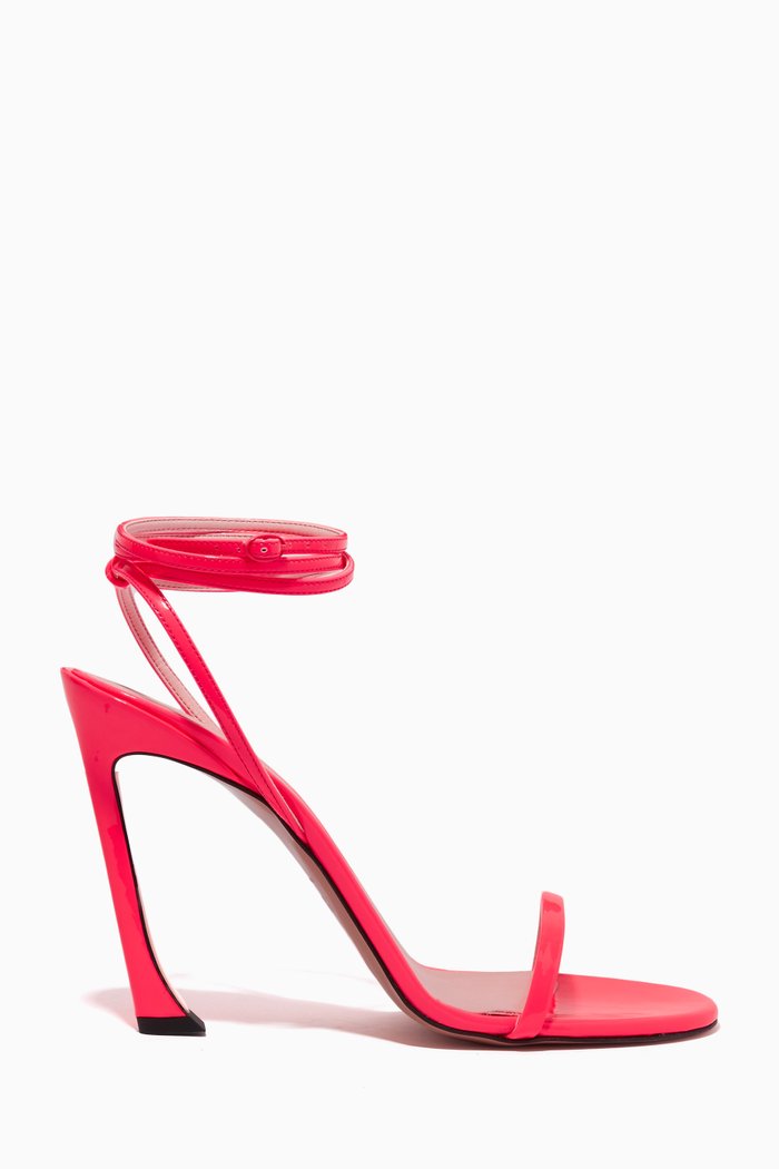 

Fade 100 Lace-up Sandals in Vegan Patent-leather, Pink