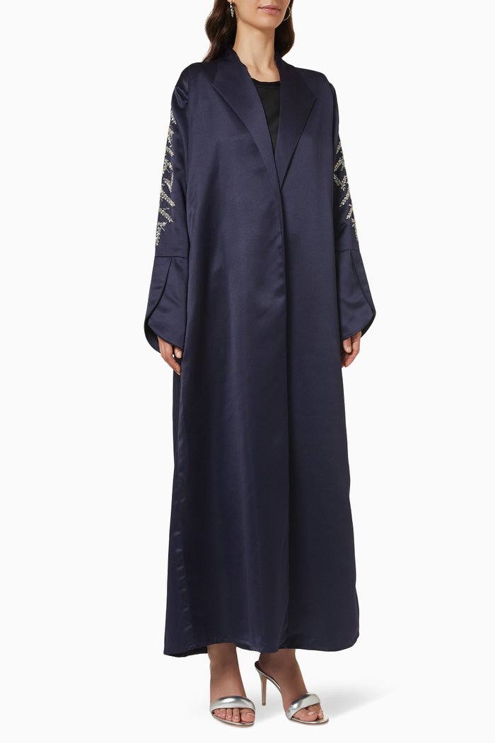 

Embellished Abaya, Blue