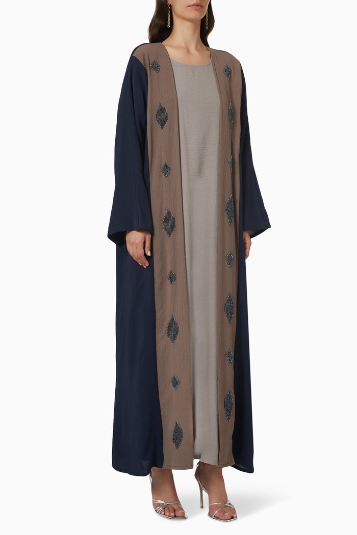 

Embellished Abaya Set, Multicolour