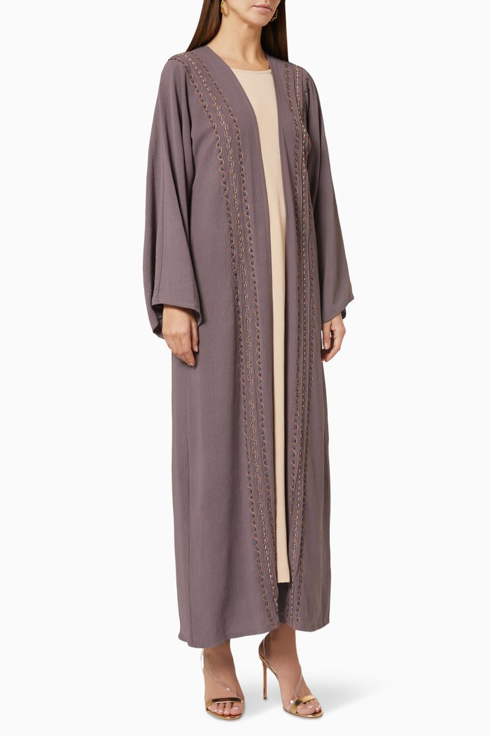 

Embellished Abaya, Multicolour