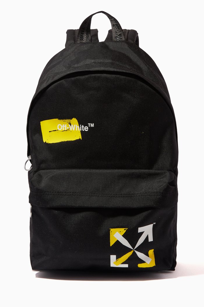 

Logo-print Backpack in Canvas, Black