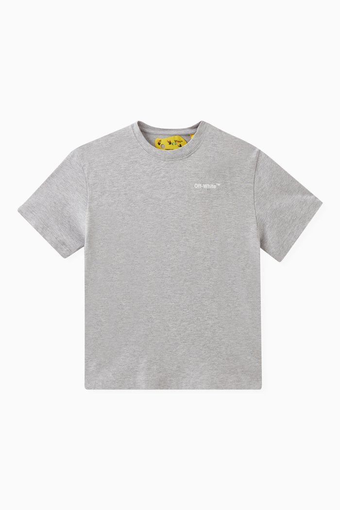 

Arrows Print T-Shirt in Cotton, Grey