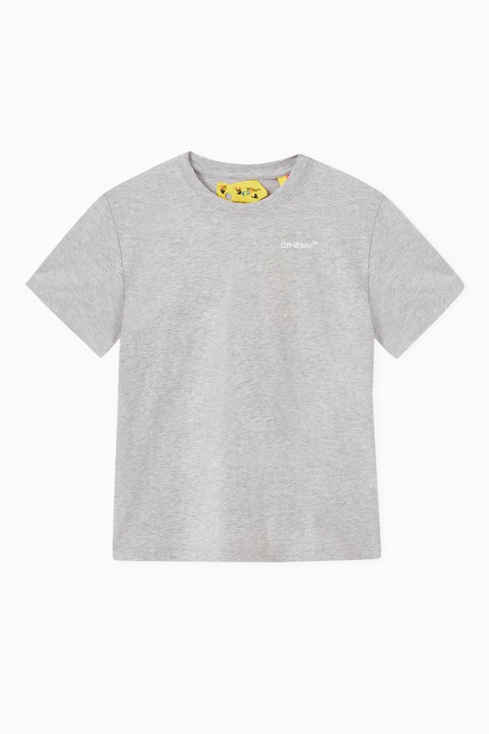 

Arrows Print T-Shirt in Cotton, Grey