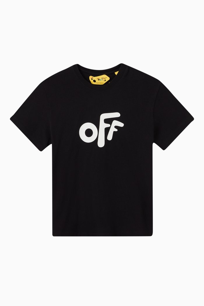 

Arrows Print T-Shirt in Cotton, Black