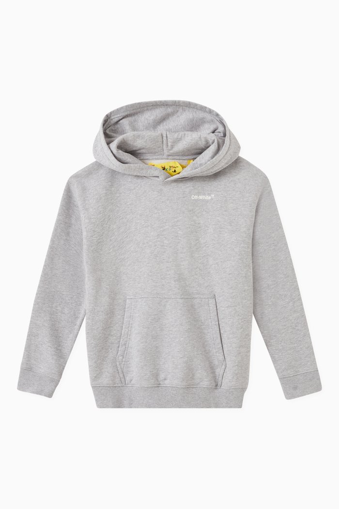 

Monster Arrow Hoodie in Cotton, Grey