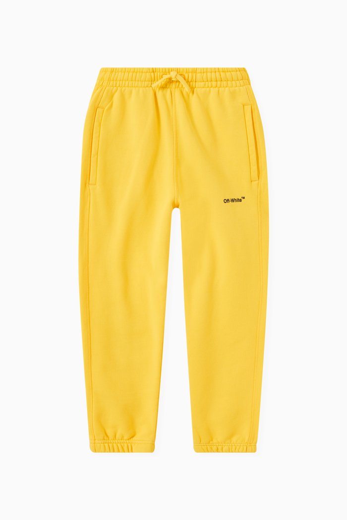 

Arrows Print Sweatpants in Jersey, Yellow