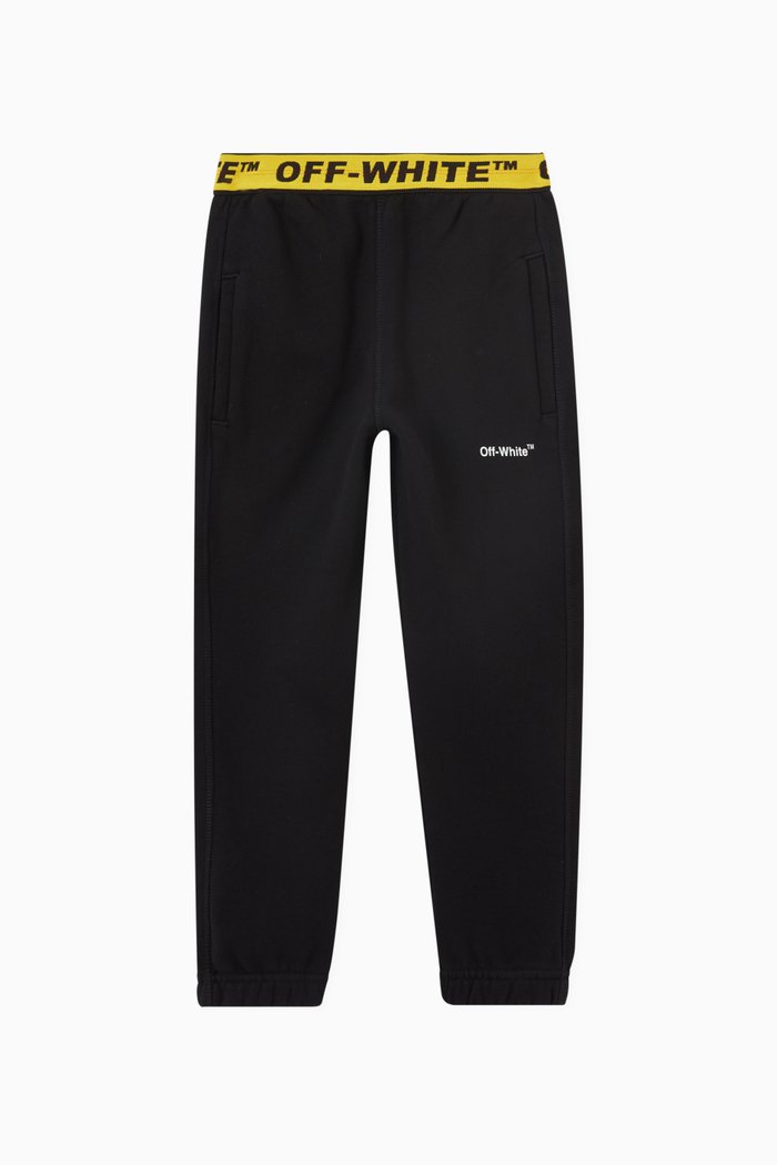 

Logo Industrial Sweatpants in Cotton, Black