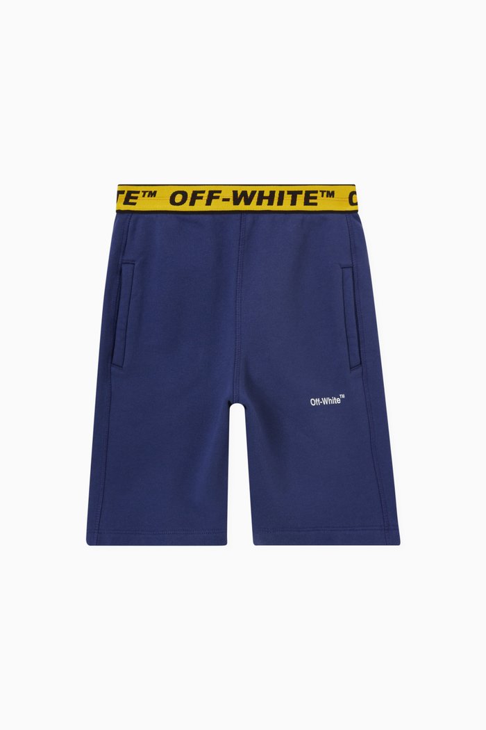 

Logo Industrial Shorts in Cotton, Blue