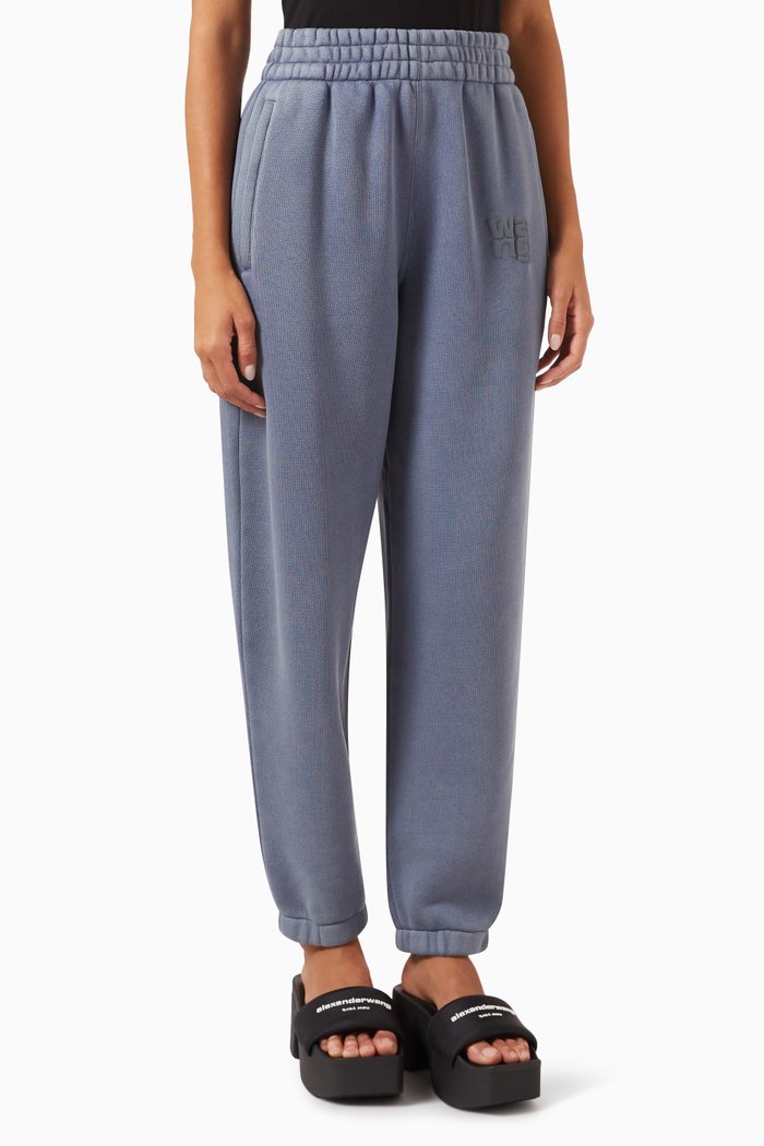 

Puff Paint Logo Sweatpants in Terry, Grey