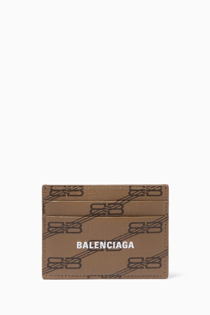 

Cash Card Holder in BB Monogram Canvas, Neutral
