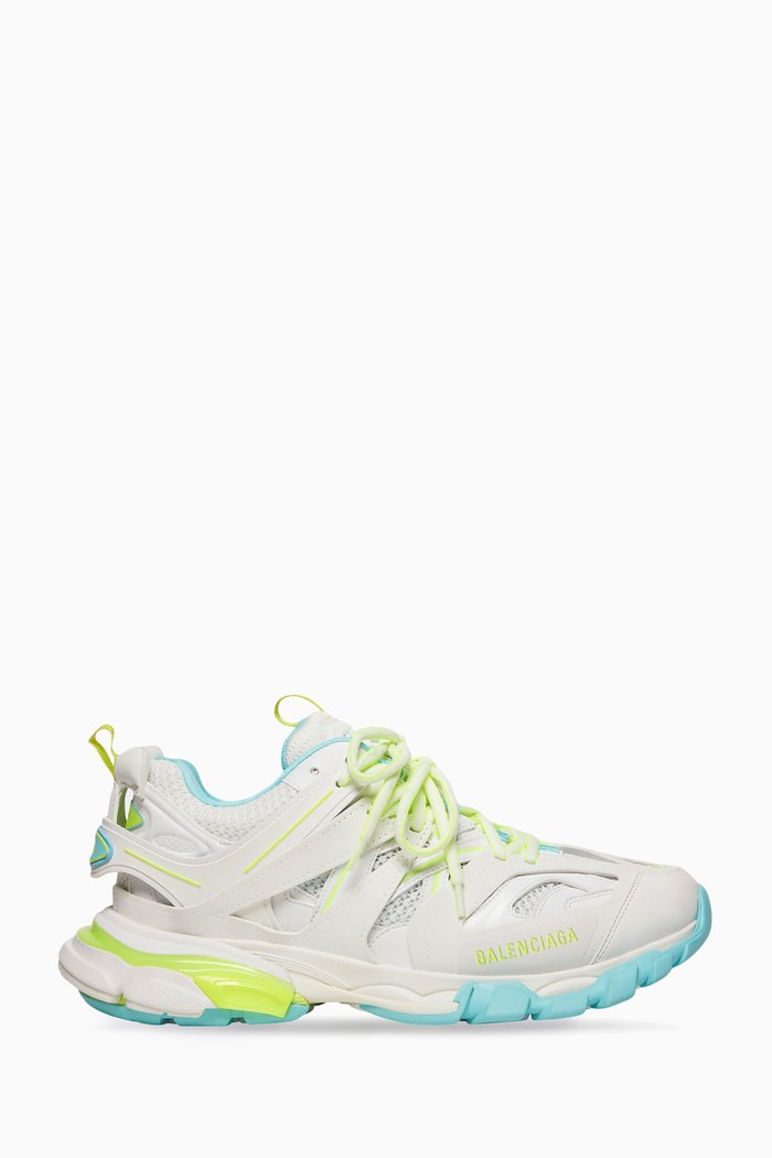 

Track Sneakers in Recycled Mesh & Nylon, White