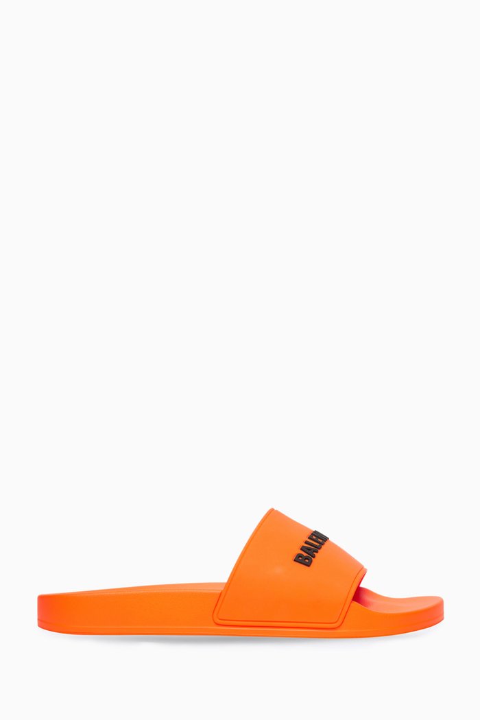 

Logo Pool Slides in Rubber, Orange