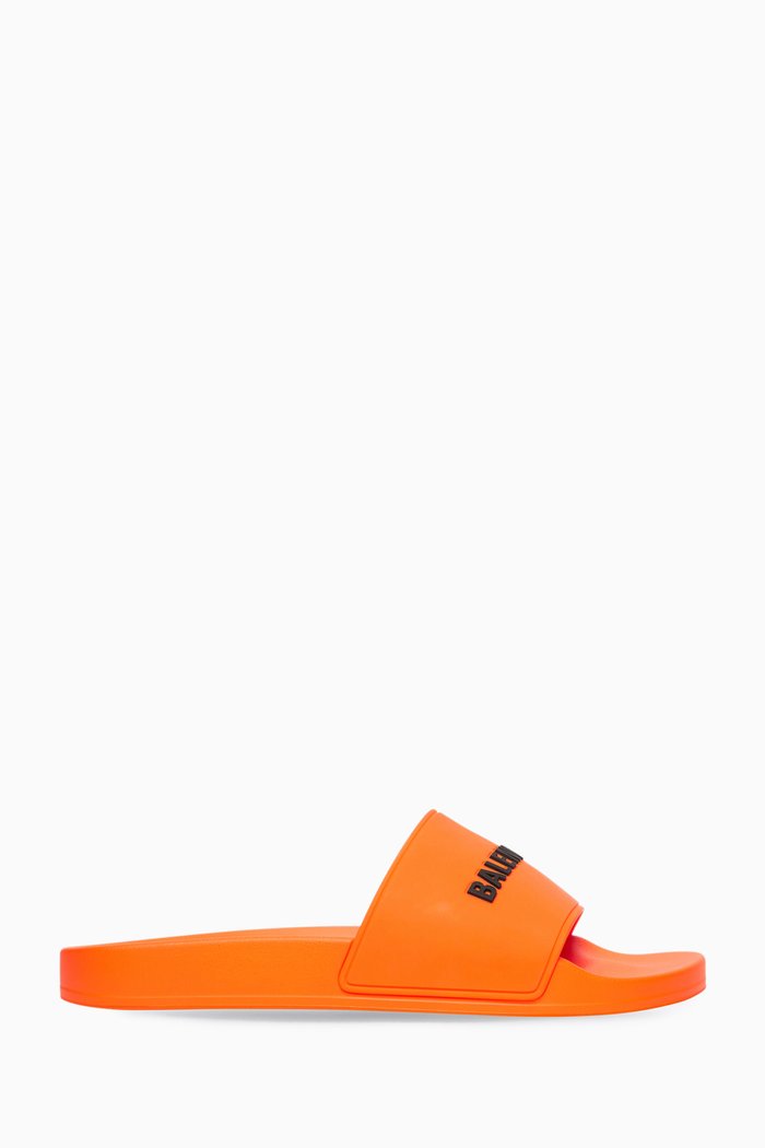 

Logo Pool Slides in Rubber, Orange