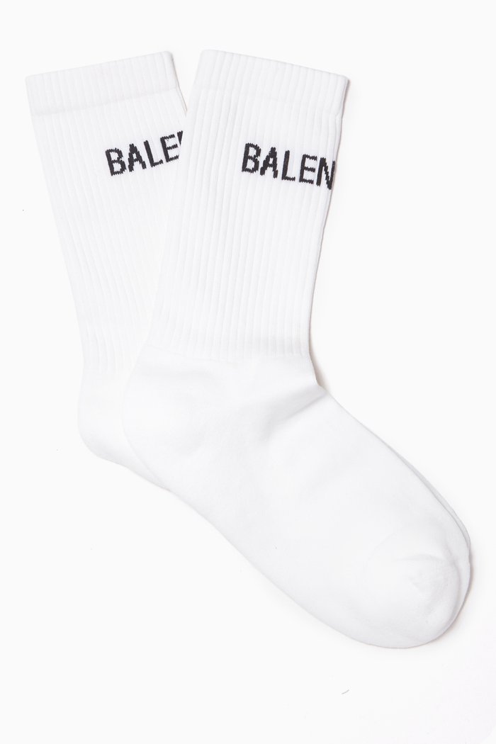 

Tennis Socks in Cotton Knit, White
