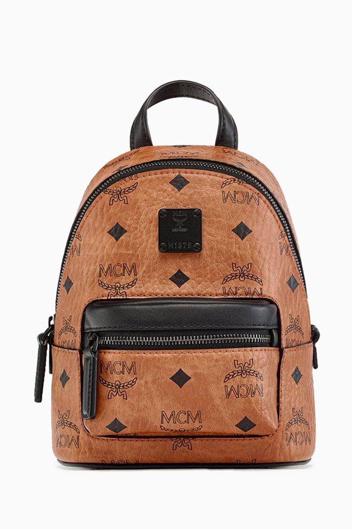 

Mini Stark Crossbody Bag in Visetos Coated Canvas, Brown