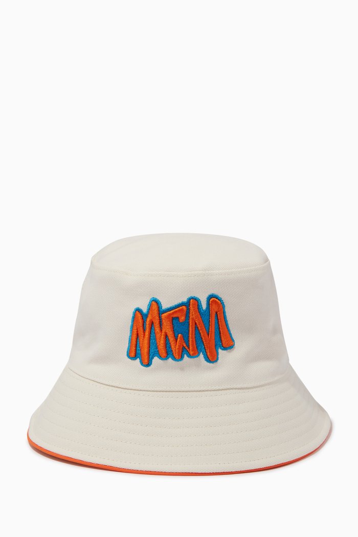

MCM Sommer Bucket Hat in Bananatex®, White