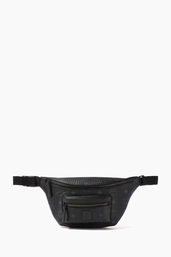 

Mini Fursten Belt Bag in Visetos Coated Canvas, Black